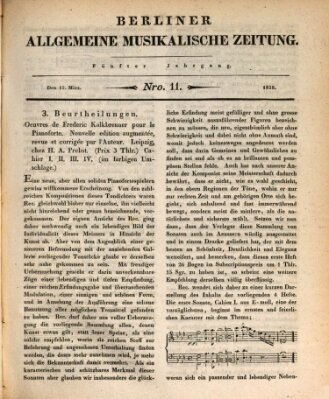 Berliner allgemeine musikalische Zeitung