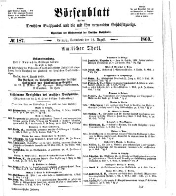 Börsenblatt für den deutschen Buchhandel
