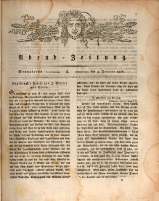Abend-Zeitung Samstag 4. Januar 1806