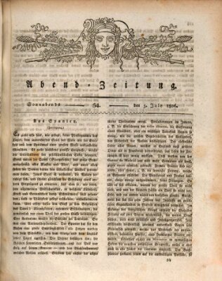 Abend-Zeitung Samstag 5. Juli 1806