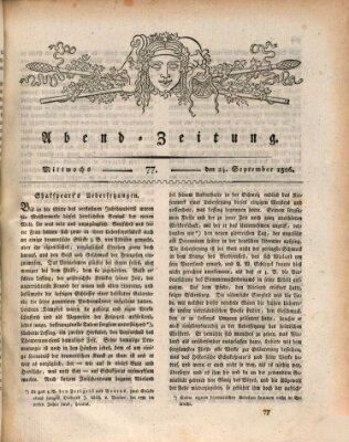Abend-Zeitung Mittwoch 24. September 1806