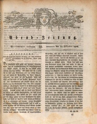 Abend-Zeitung Mittwoch 22. Oktober 1806
