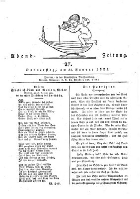 Abend-Zeitung Donnerstag 31. Januar 1822