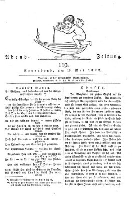 Abend-Zeitung Samstag 18. Mai 1822