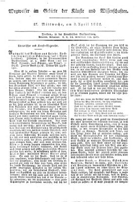 Abend-Zeitung Mittwoch 3. April 1822