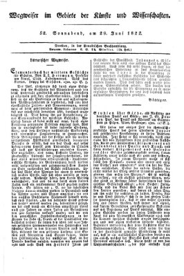 Abend-Zeitung Samstag 29. Juni 1822