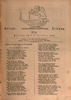 Abend-Zeitung Freitag 6. September 1822