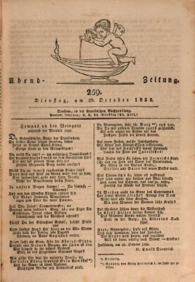 Abend-Zeitung Dienstag 29. Oktober 1822