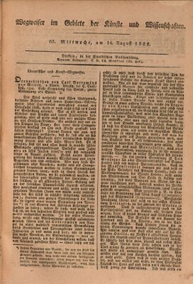 Abend-Zeitung Mittwoch 14. August 1822