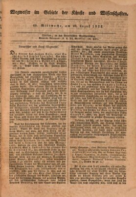 Abend-Zeitung Mittwoch 28. August 1822