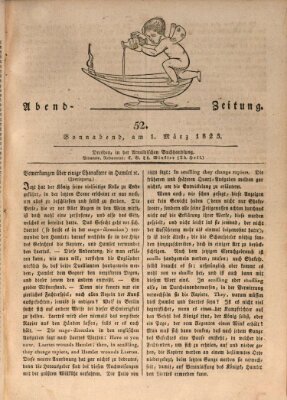 Abend-Zeitung Samstag 1. März 1823