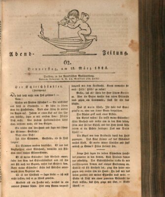 Abend-Zeitung Donnerstag 13. März 1823