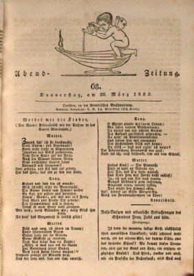 Abend-Zeitung Donnerstag 20. März 1823