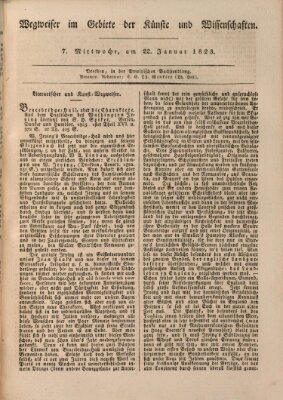Abend-Zeitung Mittwoch 22. Januar 1823