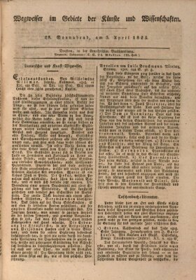 Abend-Zeitung Samstag 5. April 1823
