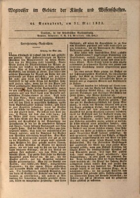 Abend-Zeitung Samstag 31. Mai 1823