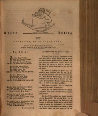 Abend-Zeitung Samstag 23. August 1823