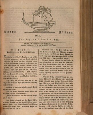 Abend-Zeitung Freitag 3. Oktober 1823