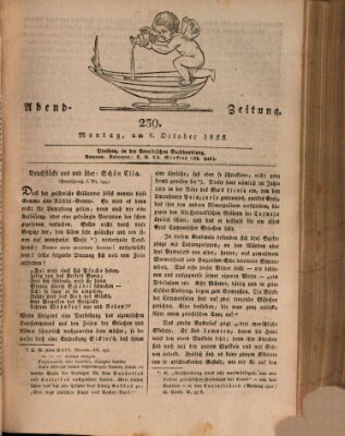 Abend-Zeitung Montag 6. Oktober 1823