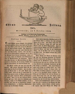 Abend-Zeitung Mittwoch 8. Oktober 1823