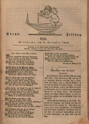 Abend-Zeitung Mittwoch 10. Dezember 1823