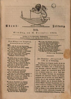 Abend-Zeitung Dienstag 16. Dezember 1823