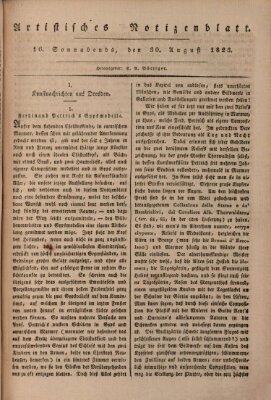 Abend-Zeitung Samstag 30. August 1823