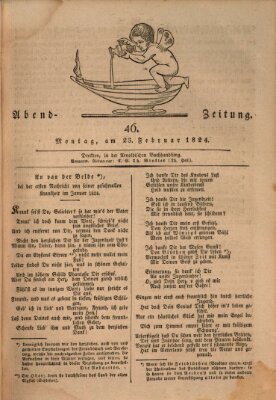 Abend-Zeitung Montag 23. Februar 1824