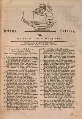 Abend-Zeitung Mittwoch 31. März 1824