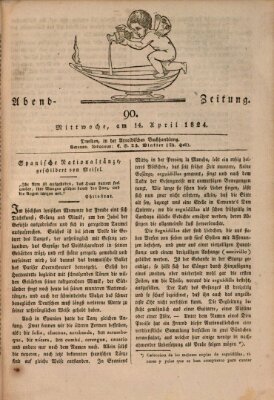 Abend-Zeitung Mittwoch 14. April 1824