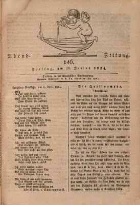 Abend-Zeitung Freitag 18. Juni 1824