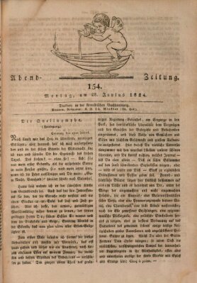 Abend-Zeitung Montag 28. Juni 1824