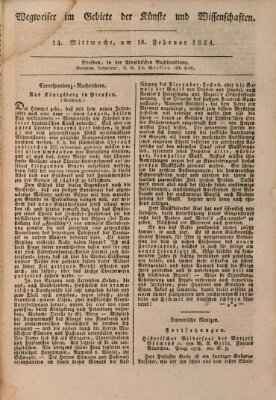 Abend-Zeitung Mittwoch 18. Februar 1824