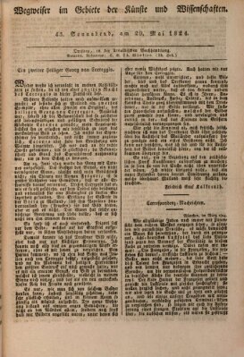 Abend-Zeitung Samstag 29. Mai 1824