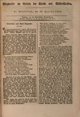 Abend-Zeitung Samstag 26. Juni 1824