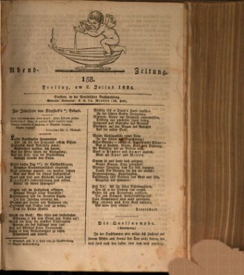 Abend-Zeitung Freitag 2. Juli 1824