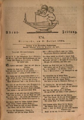 Abend-Zeitung Mittwoch 21. Juli 1824