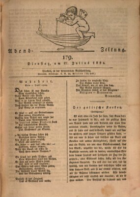Abend-Zeitung Dienstag 27. Juli 1824