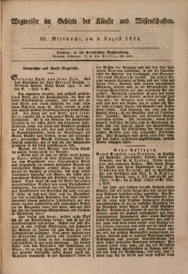 Abend-Zeitung Mittwoch 4. August 1824