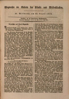 Abend-Zeitung Mittwoch 25. August 1824