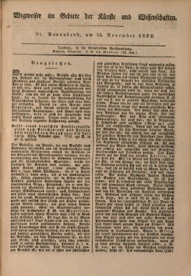 Abend-Zeitung Samstag 13. November 1824