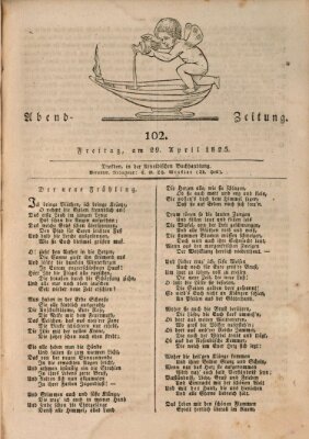 Abend-Zeitung Freitag 29. April 1825
