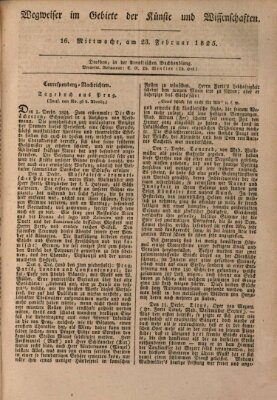 Abend-Zeitung Mittwoch 23. Februar 1825