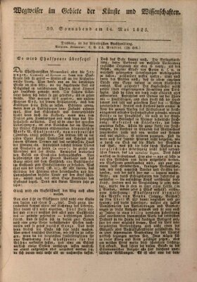 Abend-Zeitung Samstag 14. Mai 1825