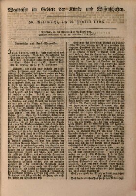 Abend-Zeitung Mittwoch 22. Juni 1825