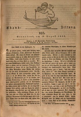 Abend-Zeitung Samstag 13. August 1825