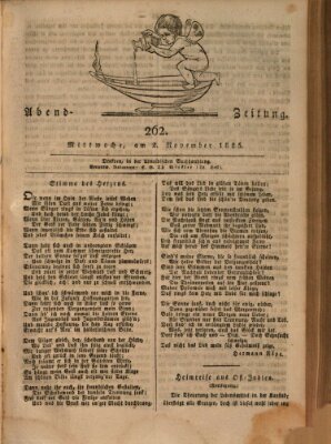 Abend-Zeitung Mittwoch 2. November 1825