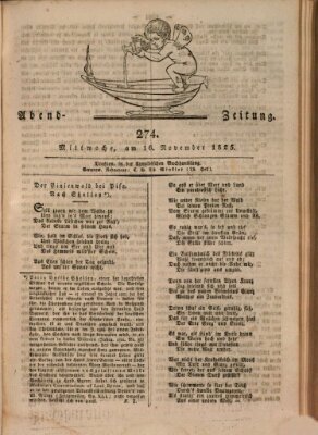 Abend-Zeitung Mittwoch 16. November 1825