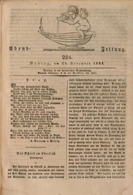Abend-Zeitung Montag 28. November 1825