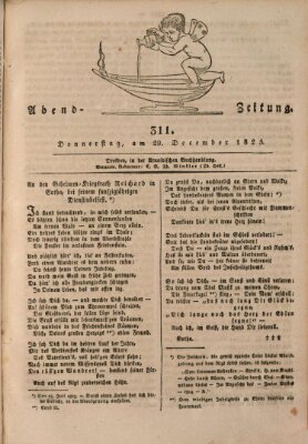 Abend-Zeitung Donnerstag 29. Dezember 1825